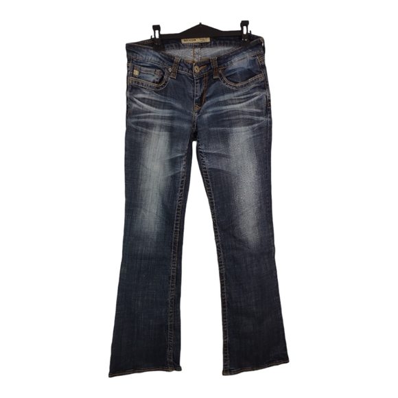 BIG STAR CASEY K LOW RISE BOOT CUT JEANS sz 27R buckle 27 REGULAR 27x31 - Picture 2 of 15